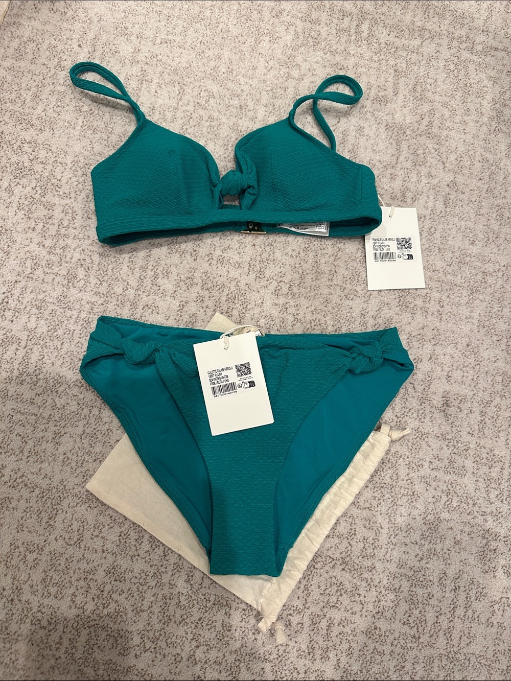 Sezane * Yse Calme Absolu Swimsuit 2 piece - green